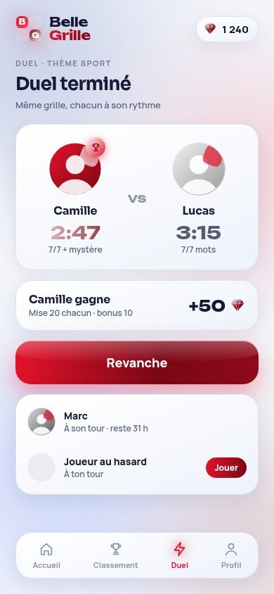Duel en mode clair